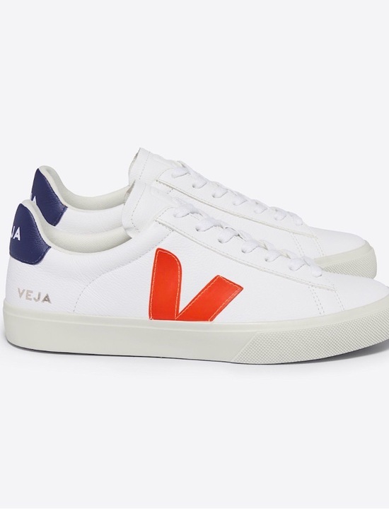 Veja Shoes - Veja Campo Women's White Leather Low Top Lace Up Athletic Sneakers Shoes Size 9